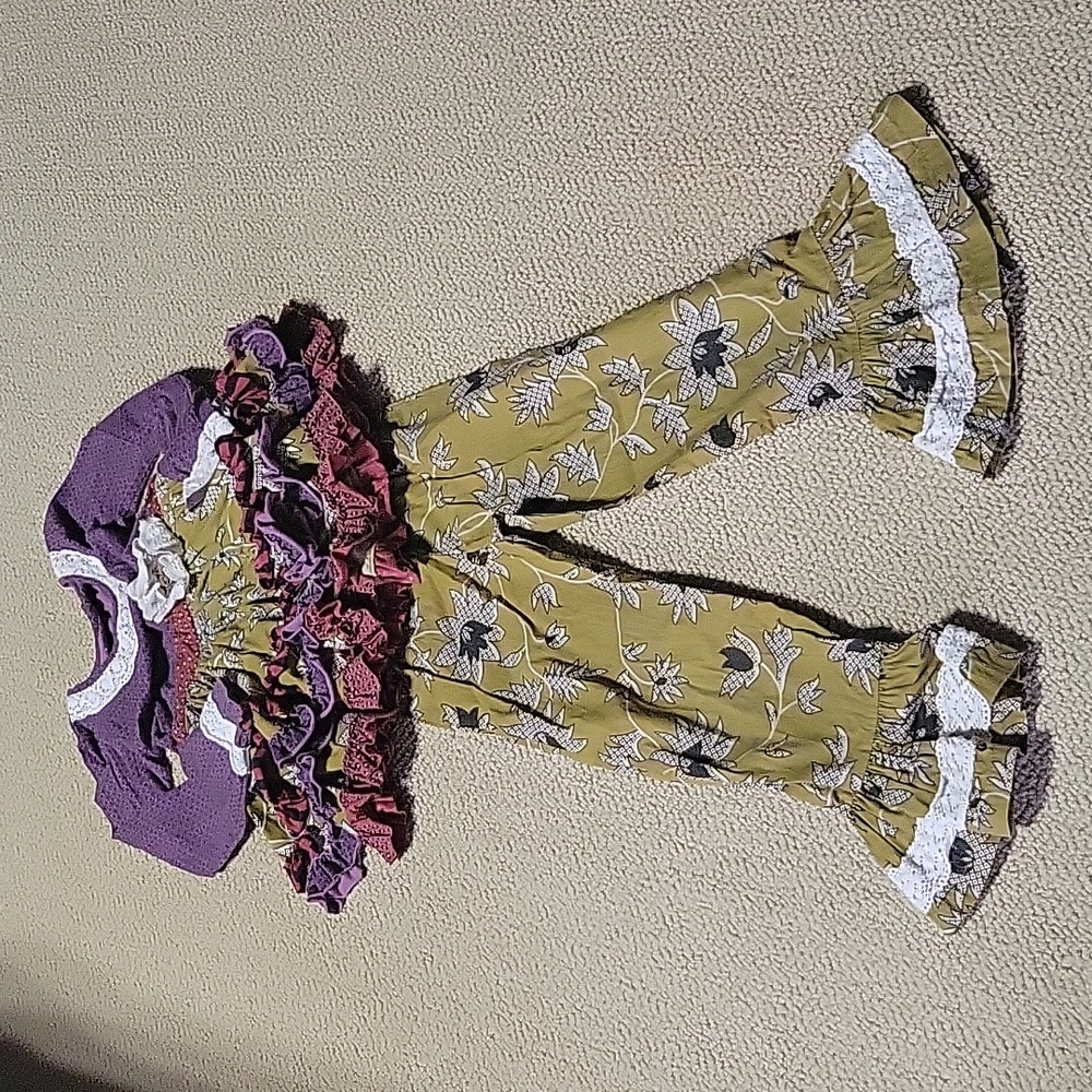 Girs Mustard Pie Outfit